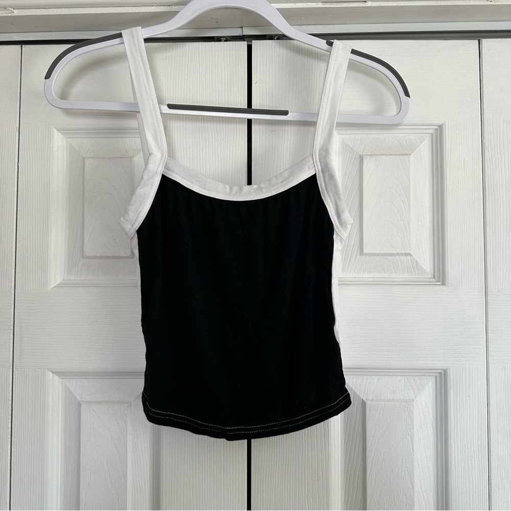 Grey Bandit black crop top
